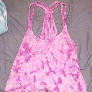 Type dye crop top